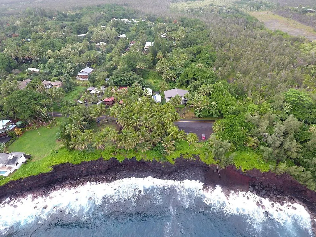 Whale House At Kehena Beach Pahoa 0*,